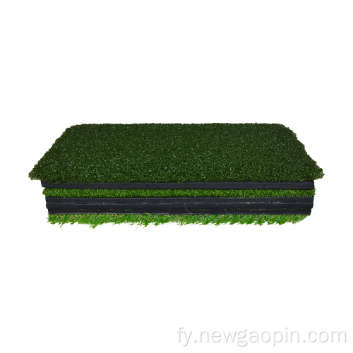 Indoor Foldable Gers Golfmat mei rubberen basis